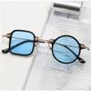 HPIRME Asymmetrical Round Sunglasses Women UV400 Shade Sun Glasses Beach Outdoor Driving Eyewear,2,One size view 4