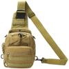 HOW'ON Hunting Backpack Waterproof Sling Shoulder Bag Small Carry Pouch Khaki view 2