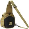 HOW'ON Hunting Backpack Waterproof Sling Shoulder Bag Small Carry Pouch Khaki view 3