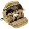 HOW'ON Hunting Backpack Waterproof Sling Shoulder Bag Small Carry Pouch Khaki view 4