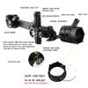 Compound Bow Sight Carbon Fiber Bar Micro Adjustable Bow Sight T Shape Single Pin Target Sight (Bow Sight with 4X Lens) view 2