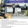 Compound Bow Sight Carbon Fiber Bar Micro Adjustable Bow Sight T Shape Single Pin Target Sight (Bow Sight with 4X Lens) view 4