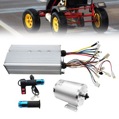 DOONARCES 3000W 72V BLDC Motor Kit High Speed DC Brushless Motor Kit with 3 Speed Brushless Controller&Reverse Function for Electric Scooter Go Karts E-Bike Motor Parts, 4900r/min (3000W 72V)