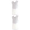 DECHOUS 2pcs Apron Sleeveless Multi-purpose Working Apron for Home Store Kitchen Use Transparent White Material for Easy Cleaning view 1