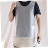 DECHOUS 2pcs Apron Sleeveless Multi-purpose Working Apron for Home Store Kitchen Use Transparent White Material for Easy Cleaning view 4