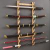 SUYUDD Sword Holder Wall Mount Samurai Sword Katana Wakizashi Display Holder Stand Bracket Hanger 1-13 Tier view 2