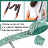 BENECREAT 5 Yards Cotton Webbing, 1-1/2 inch Wide Green Polycotton Jacquard Ribbons, Flat Jacquard Webbing with Arrow Pattern for Webbing Bag Handles, Tote Bag Webbing, SRIB-WH0011-113C-US view 4