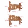 SUYUDD Bamboo Sword Holder 4-Tier Wall Mount Katana Stand Holder Display Rack Hanger view 3