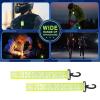 cdar Reflective Strap, Reflective Strap with Hanging Buckle High Visibility Outdoor Climbing Camping Cycling Safety Reflector Backpack Keychain Pendant Mix Color view 3