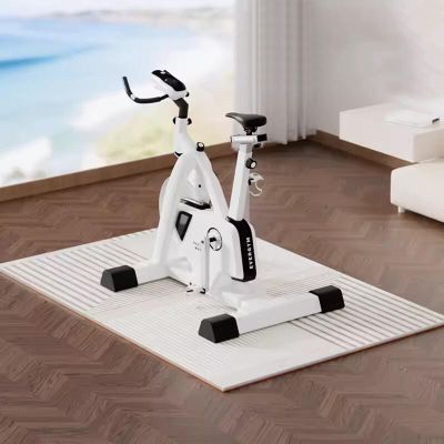 Exercise Equipment Mat - Exercise Bike Mat, Treadmill Mat, Soundproof and Shockproof Protect The Floor Non Slip Mat for Home/Gym/Exercise/Bike,Hard Floor & (Size:90x160x0.4cm,Color:Crystal Velvet4)