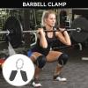 30mm / 1.2in Barbell Clamps, 2 pcs Dumbbell Spring Clip Collars Fitness Weightlifting Lock Buckle Gym Accessory for Weightlifting Barbell Weight Bar Clips view 3