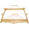 SUYUDD Wall Mount Sword Stand Bamboo Bow Arrow Wall Rack Storage Display Holder Bow Arrow Rack Sword Display Holder, 1-6 Layer view 3