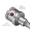 Stainless steel hole opener thick iron plate special alloy punch drill metal reaming stainless steel plate opener sharp tool (Size : 45mm) view 3