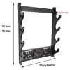 SUYUDD Wall Mount Sword Holder Samurai Display Hanger for Katana Wakizashi, 1/2/3/4 Tier view 2