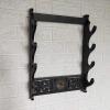 SUYUDD Wall Mount Sword Holder Samurai Display Hanger for Katana Wakizashi, 1/2/3/4 Tier view 3