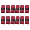 cdar 12Pcs Pickleball Grip Tapes, Pickleball Grip Tapes Self-Adhesive Slip Resistant Super Absorbent Vivid Color Universal Tennis Racket Grip Tape Overgrip Wine Red view 1