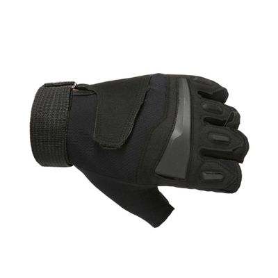 GANAZONO Half Finger Shockproof Cycling Gloves for Men Women Breathable Sweat Bike Gloves for Outdoor Sports Black