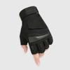 GANAZONO Half Finger Shockproof Cycling Gloves for Men Women Breathable Sweat Bike Gloves for Outdoor Sports Black view 4