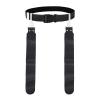 HERCHR Waist Flag, Adjustable Flag Football Set 5 PCS PP Flag Football Belts Race Sport Game Waist Flag for Youth and Adults Training Equipment(black) view 1