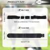 HERCHR Waist Flag, Adjustable Flag Football Set 5 PCS PP Flag Football Belts Race Sport Game Waist Flag for Youth and Adults Training Equipment(black) view 4
