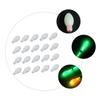 GANAZONO 100pcs Floating Night Light Beads Luminous Fishing Accessories for Enhanced Visibility Saltwater and Freshwater Fishing view 3