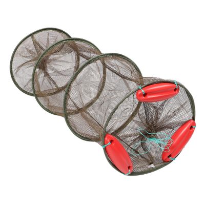 GANAZONO Large Capacity Fishing Net Fish Locating Mesh Drawstring Design for Easy Storage for Catching Shrimp Crabs and Fish