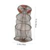 GANAZONO Large Capacity Fishing Net Fish Locating Mesh Drawstring Design for Easy Storage for Catching Shrimp Crabs and Fish view 2