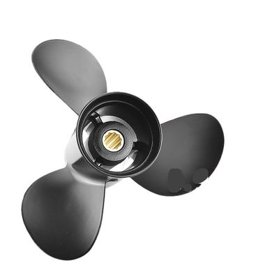 Aluminum Alloy Propeller for Toh-atsu Mer-cury Ni-san Outboard - 9.9 x 13 Inch, 3 Blade,10 Spline - Fits 25-30 HP Boat Motors