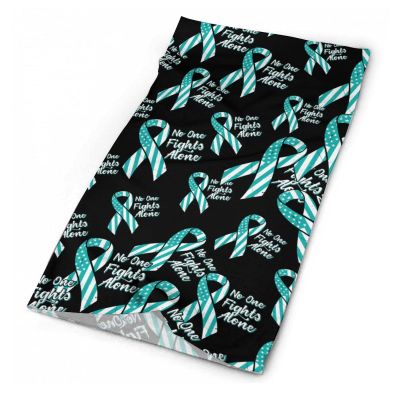 Cervical Cancer Awareness Flag Fashion Neck Scarf Wrap Face Mask Cover Neck Gaiter Bandana Head Scarves Hair