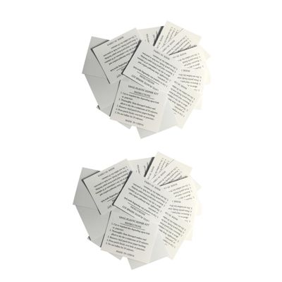 SUPVOX 20pcs Vinyl Repair Patch for Inflatable Light Grey PVC Puncture Repair Patches Glue Kit
