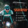 SHARKODIN 1500 Lumens Bike Headlight Rechargeable, Rotating Lens Anti-Glare Bicycle Light for Night Riding for MTB Road Gravel Bike, Compatible with Garmin/GoPro Mount (1500 Lumens - 4500m Ah) view 2