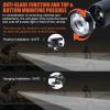 SHARKODIN 1500 Lumens Bike Headlight Rechargeable, Rotating Lens Anti-Glare Bicycle Light for Night Riding for MTB Road Gravel Bike, Compatible with Garmin/GoPro Mount (1500 Lumens - 4500m Ah) view 3