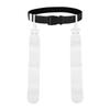 HERCHR Waist Flag, Adjustable Flag Football Set 5 PCS PP Flag Football Belts Race Sport Game Waist Flag for Youth and Adults Training Equipment(White) view 1