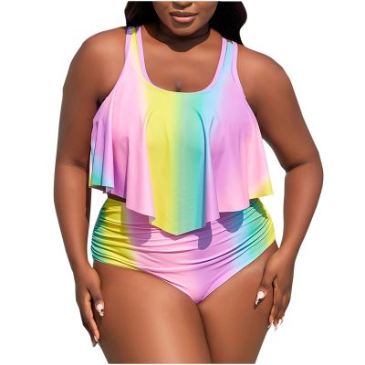 asntrgd Recommended for me Warehouse Amazon Warehouse Deals Womens Bathing Suits with Shorts Plus Size Modest Ruched Drawstring Front Tankinis Two Piece Bathsuit Swimsuits