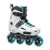 Rollerblade Lightning Women's Urban Inline Skate, White and Aqua view 1