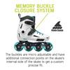 Rollerblade Lightning Women's Urban Inline Skate, White and Aqua view 4