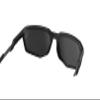 Wiley X WX Recon Sunglasses Safety Glasses for Men Shatterproof UV Eye Protection for Combat and Shooting Captivate Polarized Black Mirror Lenses Matte Black Frames view 3