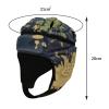 Aymzbd Soft Shell Football Helmet, Rugby Helmet Soft Padded Headgear Adjustable Head Protector for Youth Kids Adults Flame Gray view 4