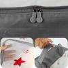 9 Piece Clothes Storage Bag Waterproof Travel Luggage Organizer Clothes Packing Box (Grizzly) view 4