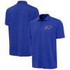 Antigua Men's Heather Royal Buffalo Bills Layout Polo view 1