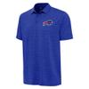 Antigua Men's Heather Royal Buffalo Bills Layout Polo view 2