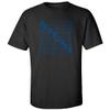CornBorn Creighton T Shirt - Creighton University Tee Shirt - Diagonal Echo - Black - 3X view 1