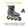 Rollerblade Lightning 90 Men's Urban Inline Skate, Anthracite and Taupe view 3