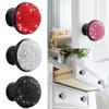 Southst 1Pcs Diamond Crystal Handle Creative Cabinet Drawer Wardrobe Crystal Mushroom Handle American Single Hole Diamond Handle Handle - (Color: Red) view 3