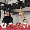 HERCHR Rock Climbing Training Pull Up Ball Hold Grips, Wooden Non-Slip Hand Grips Balls & Straps for Strength Training, Forearm and Chin Up Bar, Kettlebell, Barbell, Home Gym Workout view 2