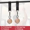 HERCHR Rock Climbing Training Pull Up Ball Hold Grips, Wooden Non-Slip Hand Grips Balls & Straps for Strength Training, Forearm and Chin Up Bar, Kettlebell, Barbell, Home Gym Workout view 4
