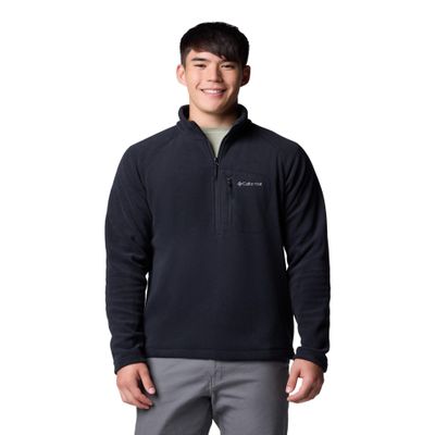 Columbia Men's Big Fast Trek III Half Zip Fleece, Black, 5X