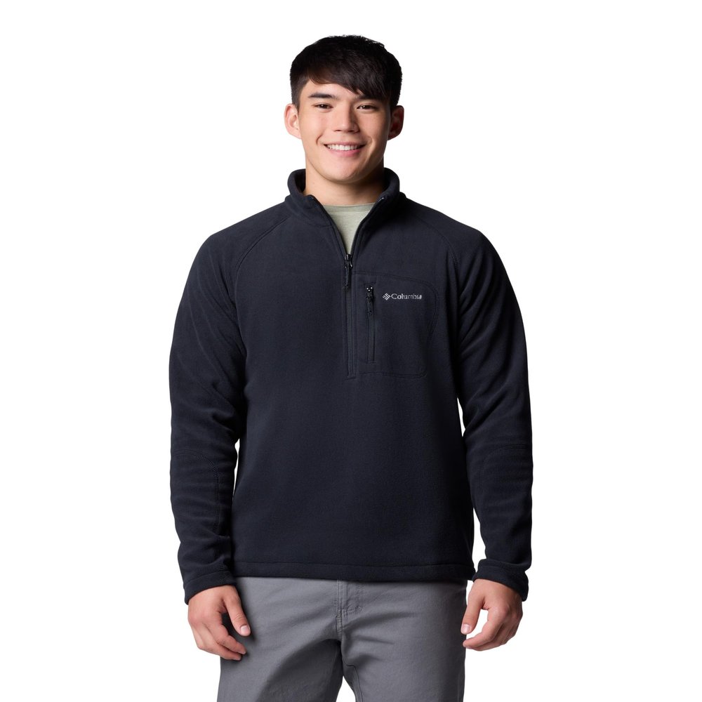 Columbia Men's Big Fast Trek III Half Zip Fleece, Black, 5X