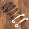 Southst 2Pcs Decorative Furniture Handle Drawer Cupboard Kit Jewelry Wood Box Handles Pulls Knob Furniture Hardware 102x22mm - (Color: C) view 3