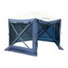 CLAM 12.5 x 12.5 Feet Quick-Set Pavilion Portable Outdoor Canopy Shelter, Slate Blue  Pop-Up Gazebo Camping Tent with Wind Panels and Bug Mesh Screen view 1